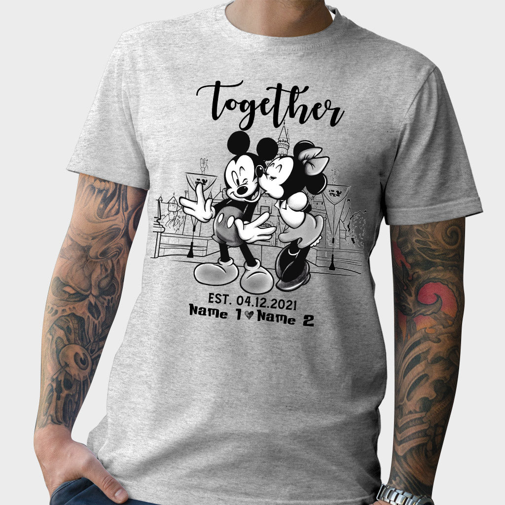 Better Together - Personalized Couple Mouse T-shirt and Hoodie