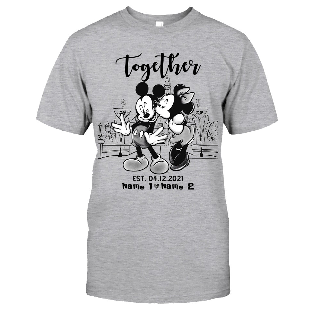Better Together - Personalized Couple Mouse T-shirt and Hoodie