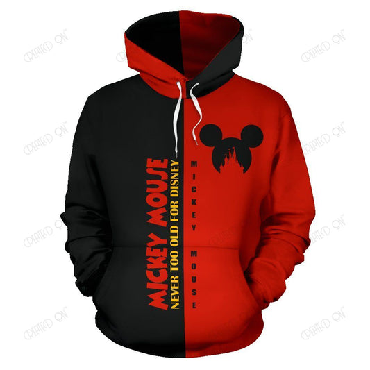 Never Too Old Mouse All Over Shirts 0523