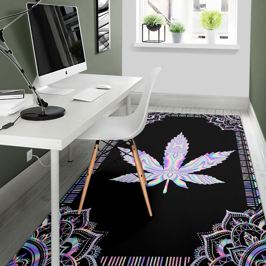 Holographic 420 - Weed Rug 0822