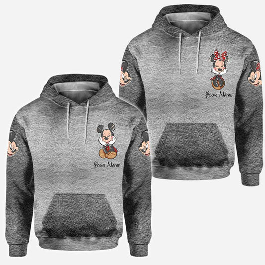 Mouse Ears Together Since - Personalized Couple Mouse All Over T-shirt and Hoodie