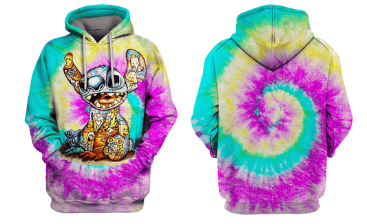 Tie Dye Ohana All Over Shirt 0523