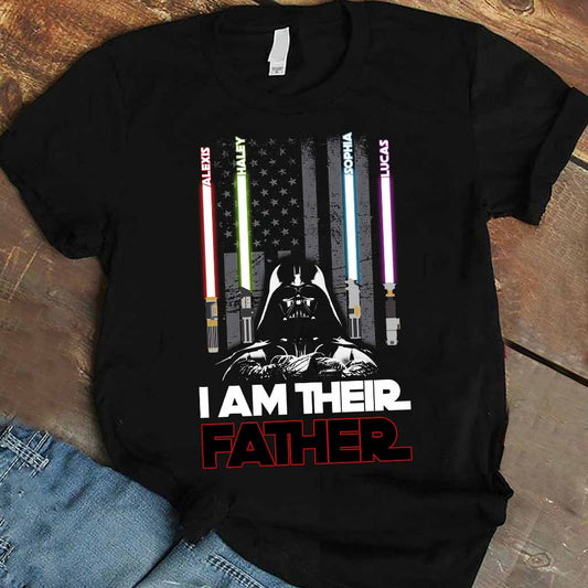 I Am Their Father - Personalized Father's day T-shirt and Hoodie