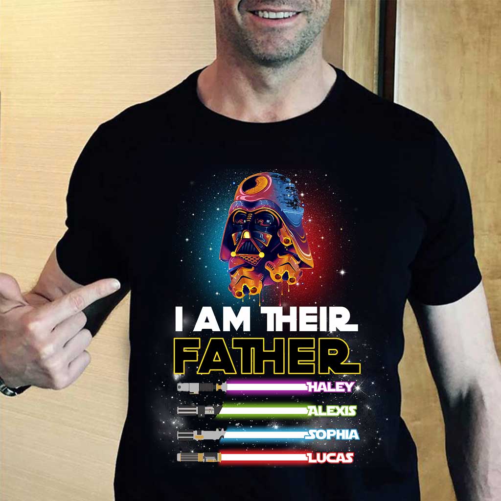 I Am Their Father - Personalized Gift For Father The Force T-shirt and Hoodie