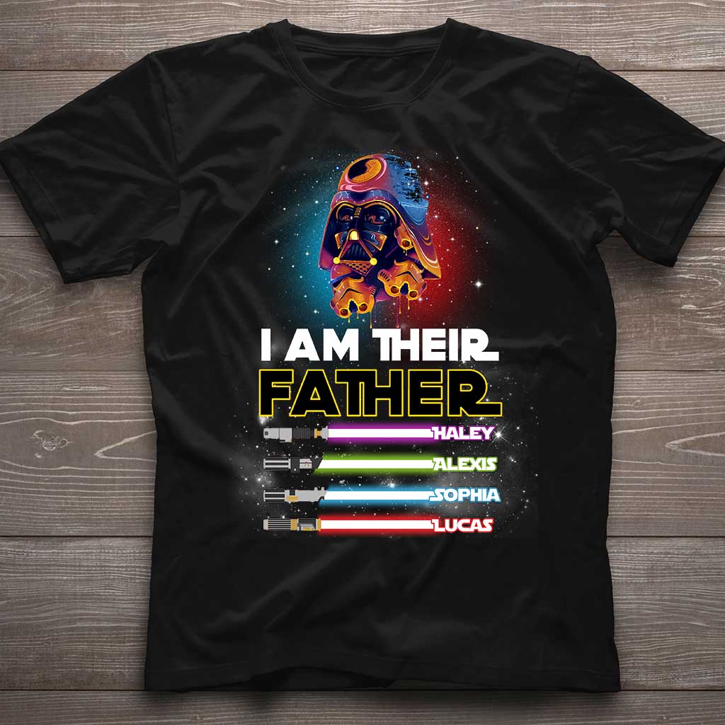 I Am Their Father - Personalized Gift For Father The Force T-shirt and Hoodie