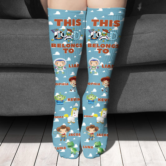 Best Dad Ever - Personalized Mouse Socks