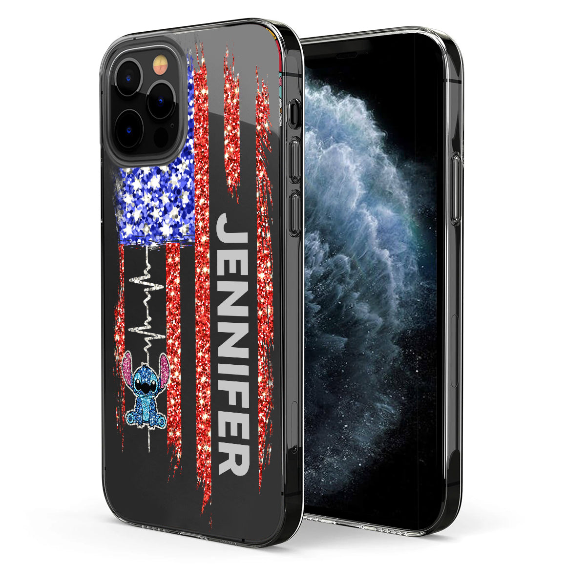 Ohana - Personalized Ohana Clear Phone Case