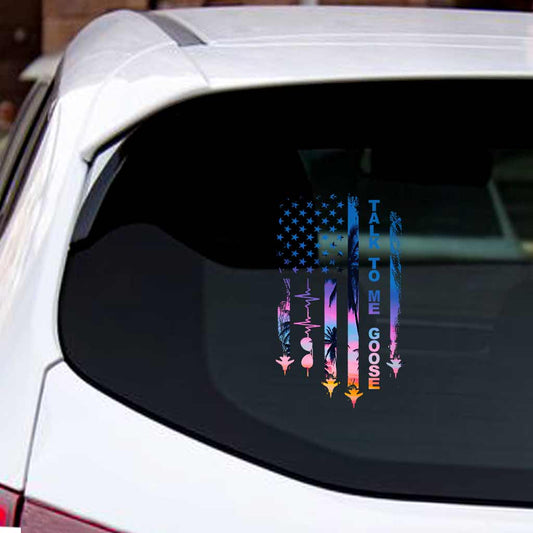 Talk To Me - Independence Day Top Gun Decal Full