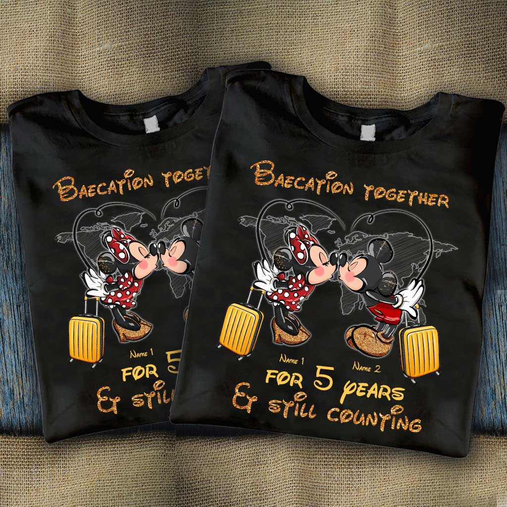 Baecation Together - Personalized Couple Travelling T-shirt and Hoodie