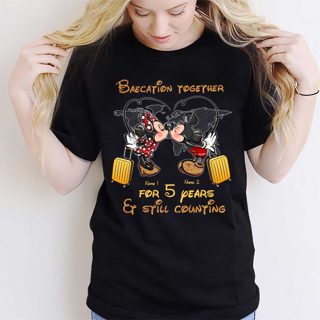 Baecation Together - Personalized Couple Travelling T-shirt and Hoodie