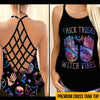 Thick Thighs Witch Vibes Cross Tank Top