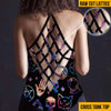 Thick Thighs Witch Vibes Cross Tank Top
