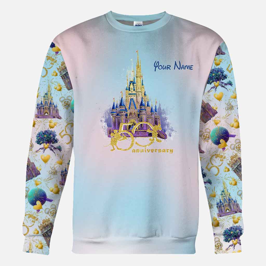 50 Years Of Magics - Personalized Mouse All Over T-shirt and Hoodie