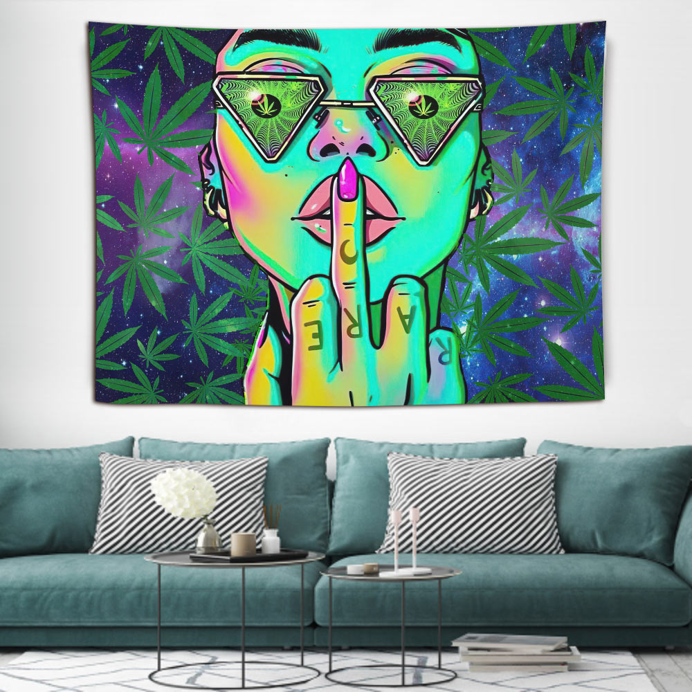 Get High Cool - Weed Wall Tapestry