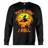 This Is How I Roll Halloween Night Witch Broom Wine T-shirt And Hoodie