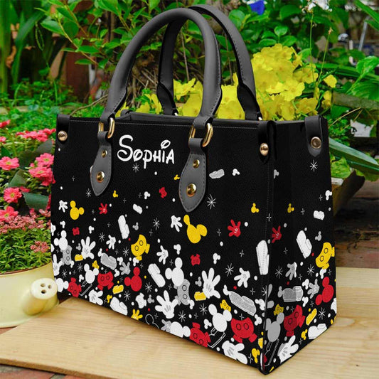 Magic Mouse Ears - Personalized Mouse Leather Handbag