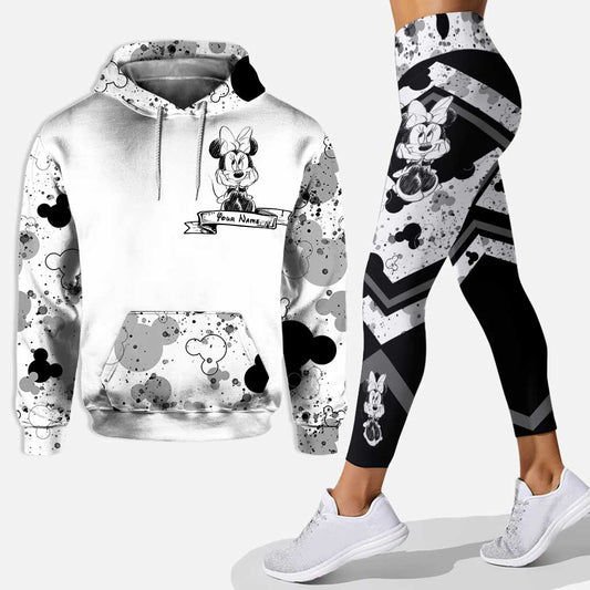 Cute Mouse Ears - Personalized Hoodie and Leggings