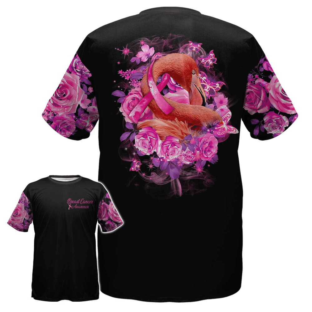 Flamingo Breast Cancer Awareness - Breast Cancer Awareness All Over T-shirt and Hoodie 0822