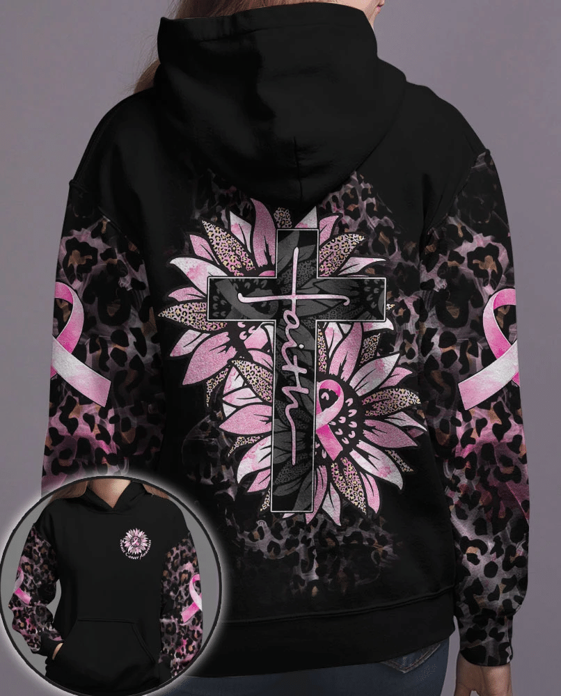 Sunflower Breast Cancer Faith - Breast Cancer Awareness All Over T-shirt and Hoodie 0822