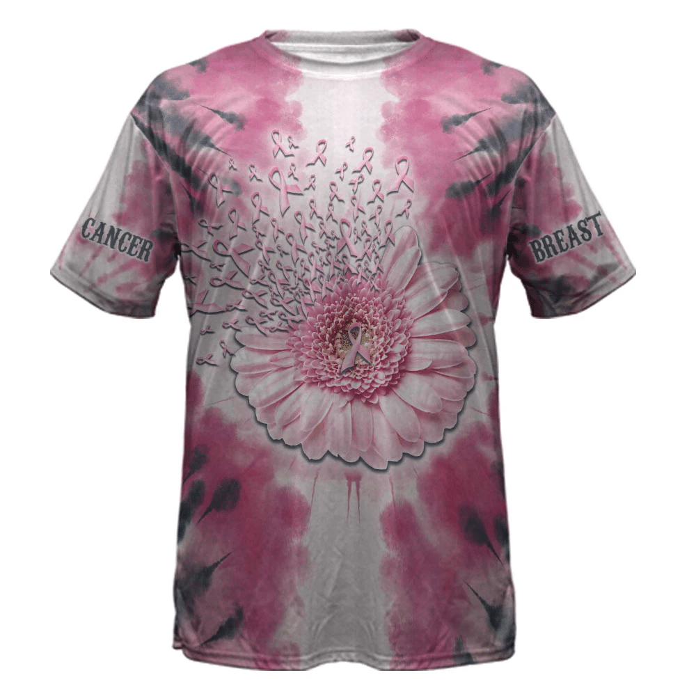 Daisy Pink Ribbons - Breast Cancer Awareness All Over T-shirt and Hoodie 0822