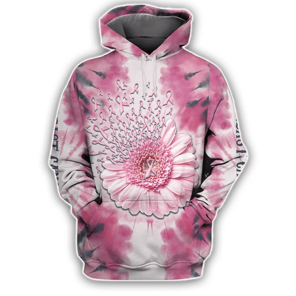 Daisy Pink Ribbons - Breast Cancer Awareness All Over T-shirt and Hoodie 0822