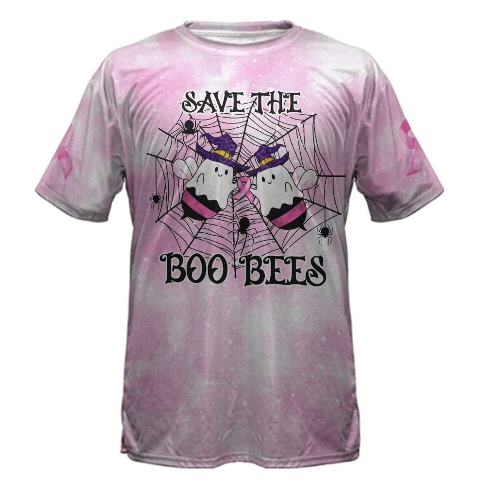 Save The Boo Bees - Breast Cancer Awareness All Over T-shirt and Hoodie 0822