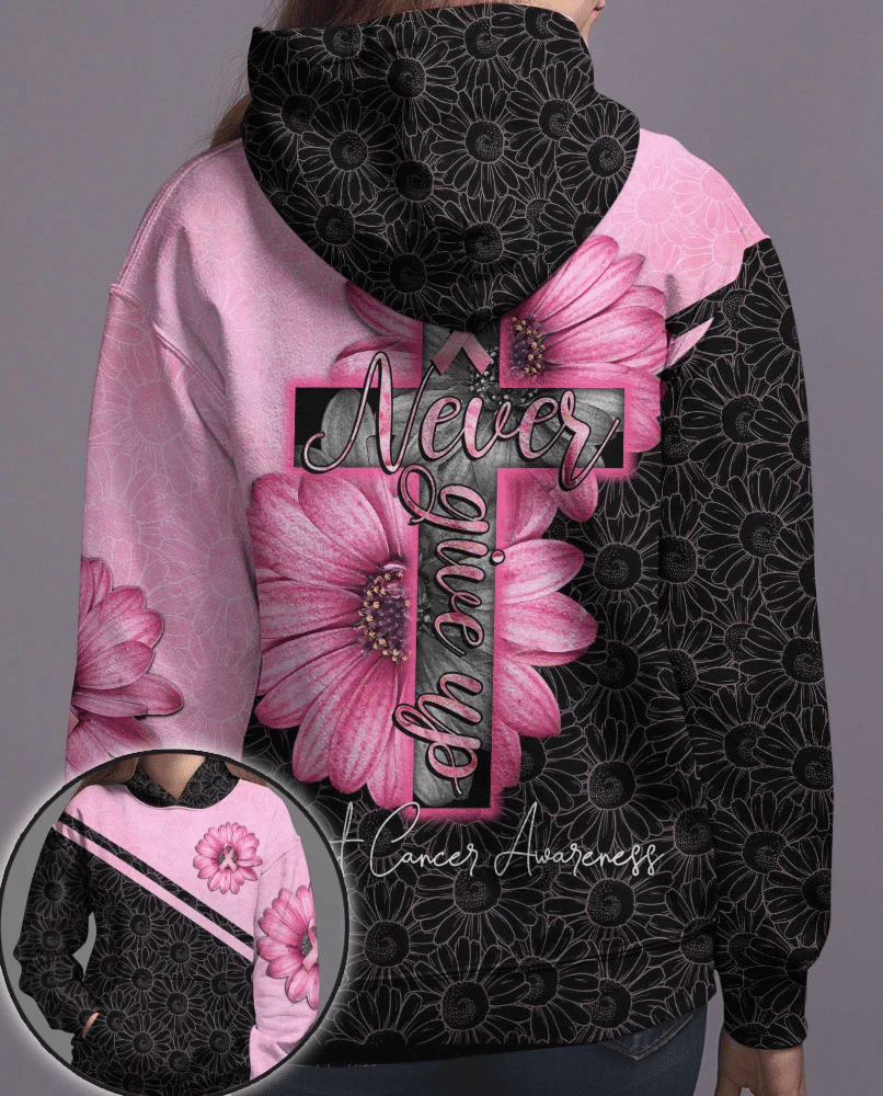 Daisy Pink Breast Cancer - Breast Cancer Awareness All Over T-shirt and Hoodie 0822