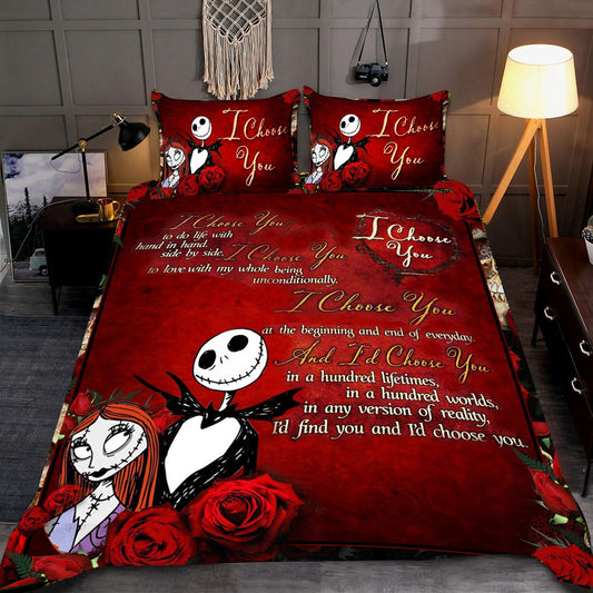 I Choose You Nightmare Bedding Set 0523