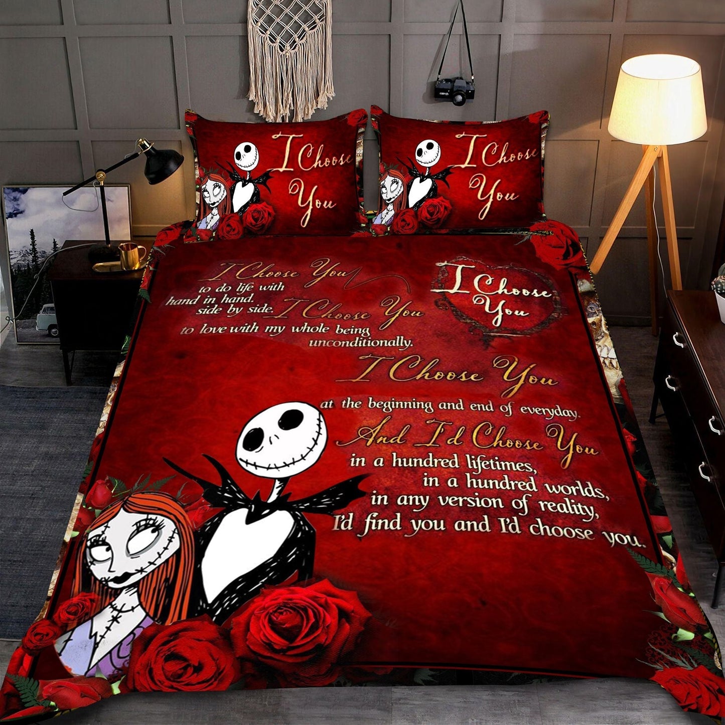 I Choose You Nightmare Bedding Set 0523