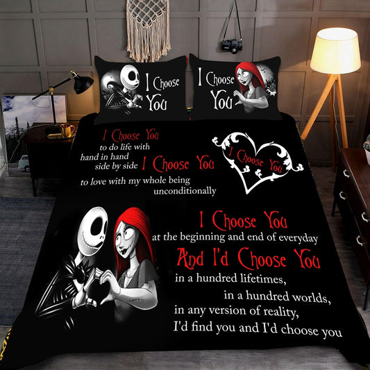 I Choose You Nightmare Bedding Set 0523