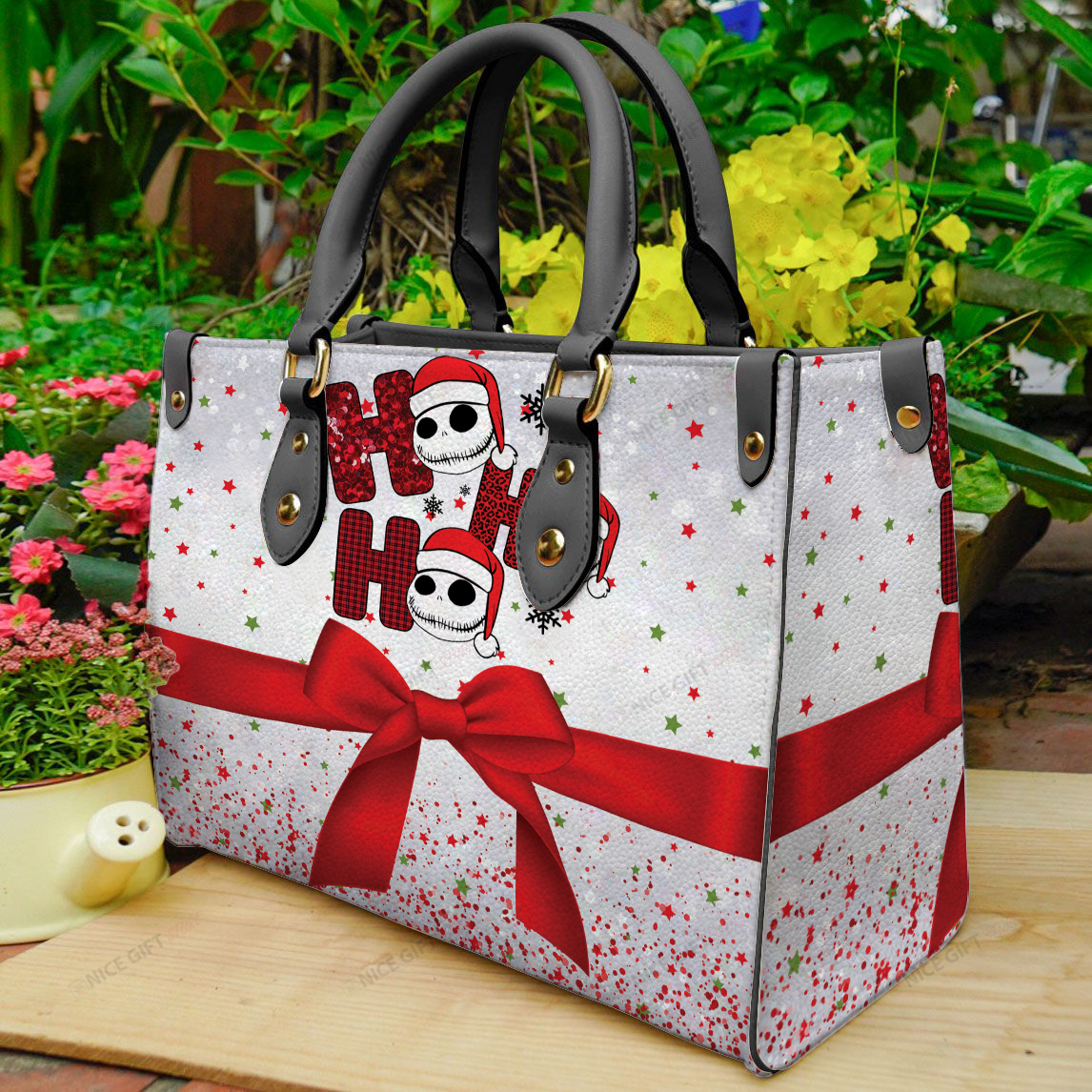Ho Ho Ho Nightmare Leather Handbag 0523