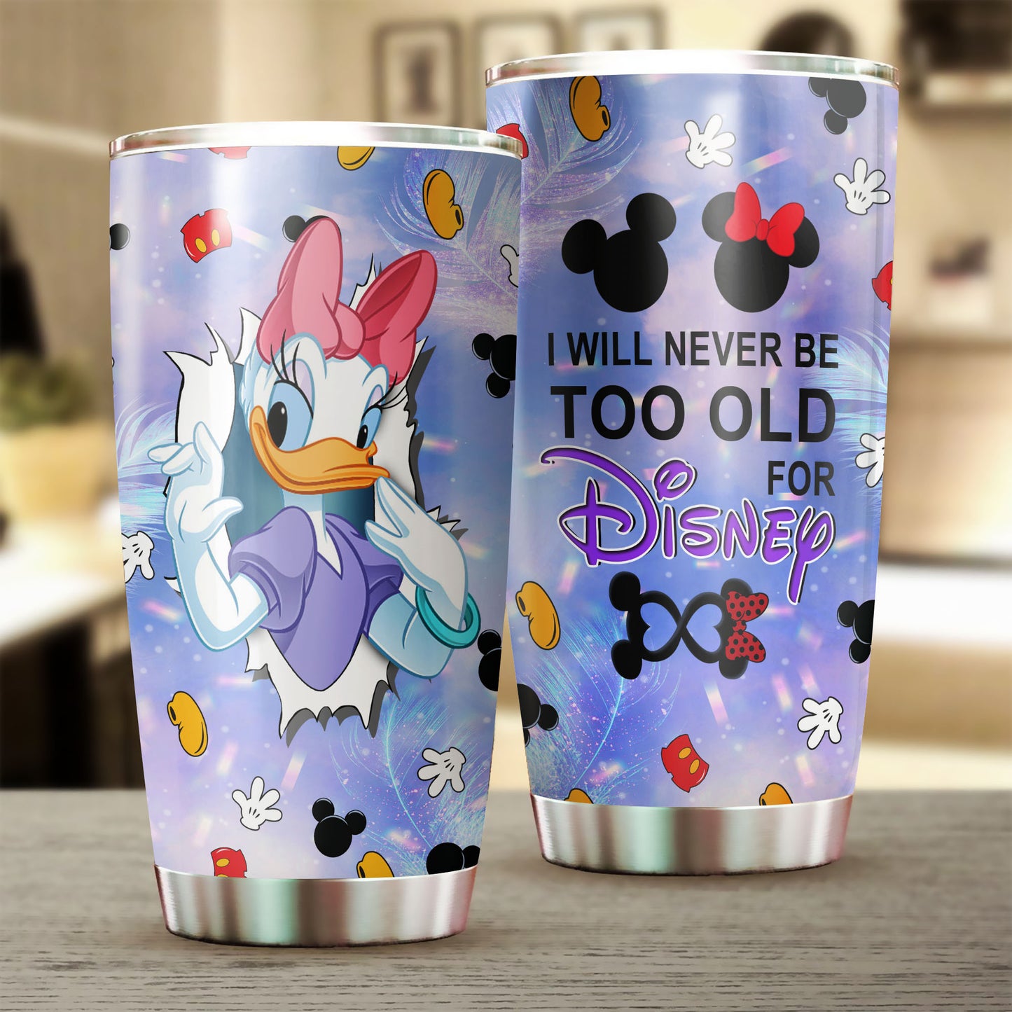 I Will Never Be Too Old Mouse Tumbler 0823