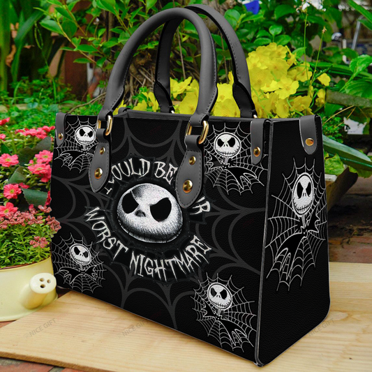 I Could Be Your Worst Nightmare Nightmare Leather Handbag 0523