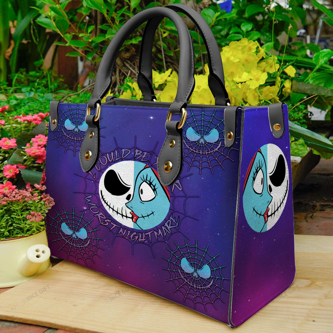 I Could Be Your Worst Nightmare Nightmare Leather Handbag 0523