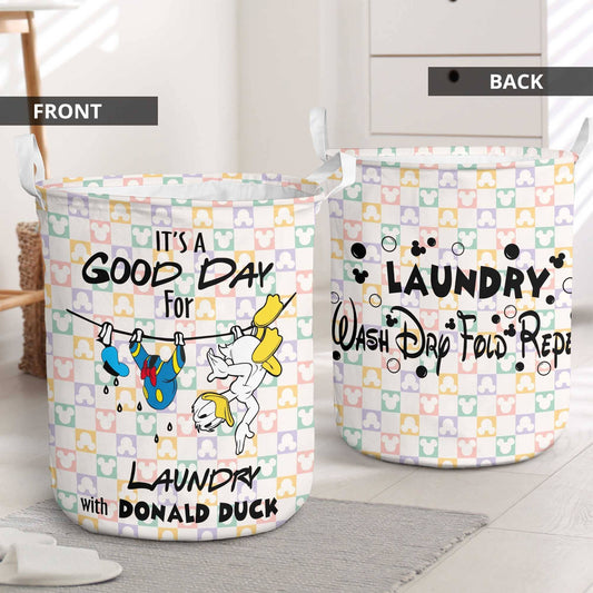 It's A Good Day For Laundry Mouse Storage Basket 0823