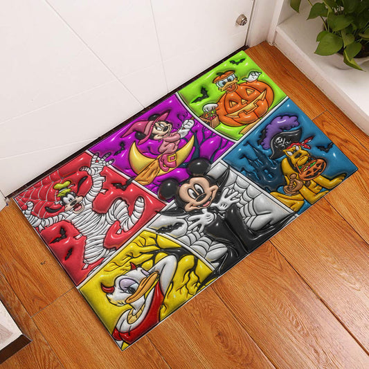 Happy Halloween Mouse Doormat 0823