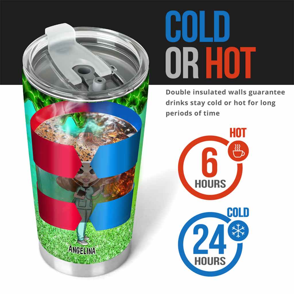 Safety First Drink With A Nurse - Personalized St. Patrick's Day Tumbler