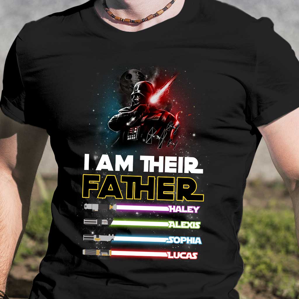 I Am Their Father - Personalized Gift For Father The Force T-shirt and Hoodie