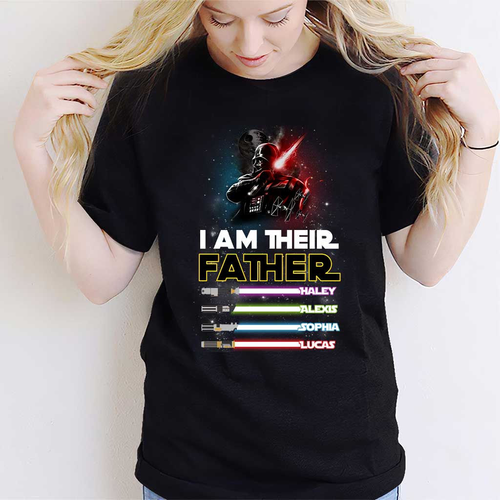 I Am Their Father - Personalized Gift For Father The Force T-shirt and Hoodie