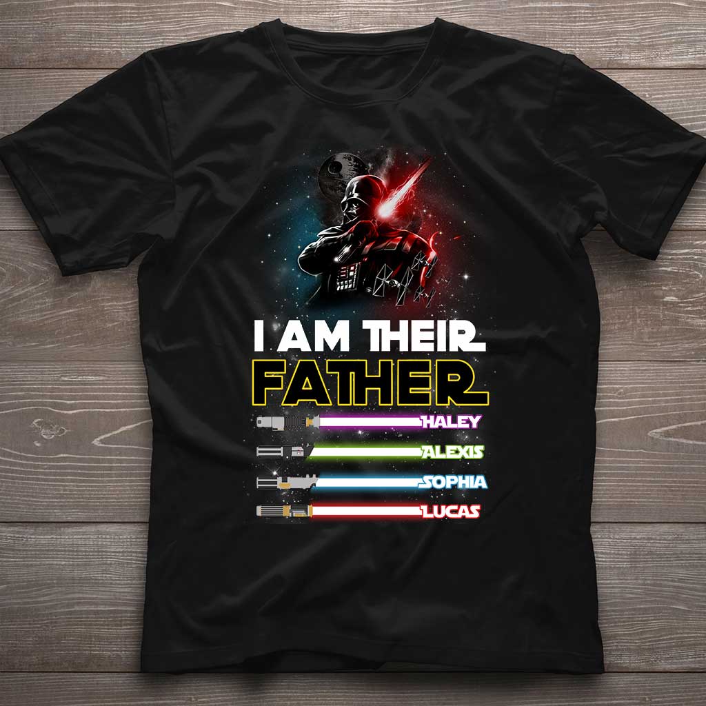 I Am Their Father - Personalized Gift For Father The Force T-shirt and Hoodie