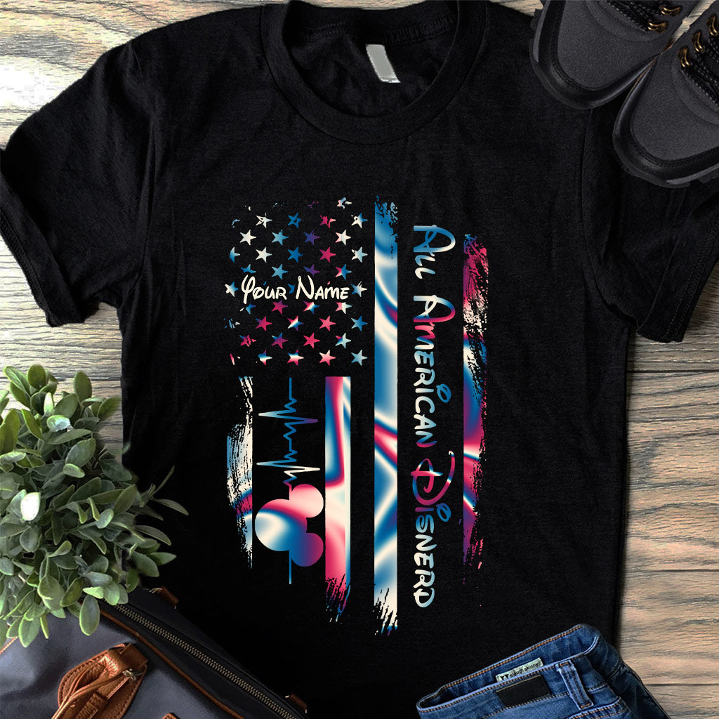 Magic Mouse Ears - Personalized Independence Day T-shirt and Hoodie