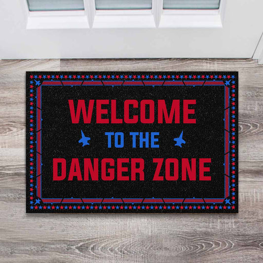 Welcome To The Danger Zone - Independence Day Top Gun Doormat
