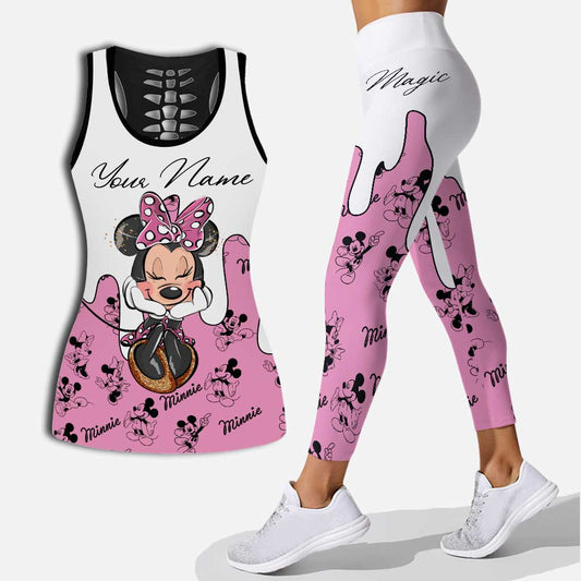 Magical - Personalized Mouse Hollow Tank Top and Leggings