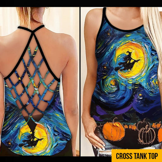 Starry Night - Witch Cross Tank Top
