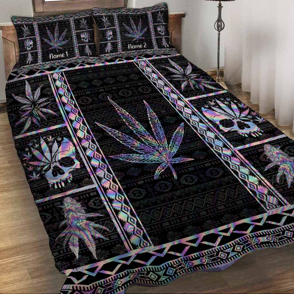High Maintenance - Personalized Weed Quilt Set