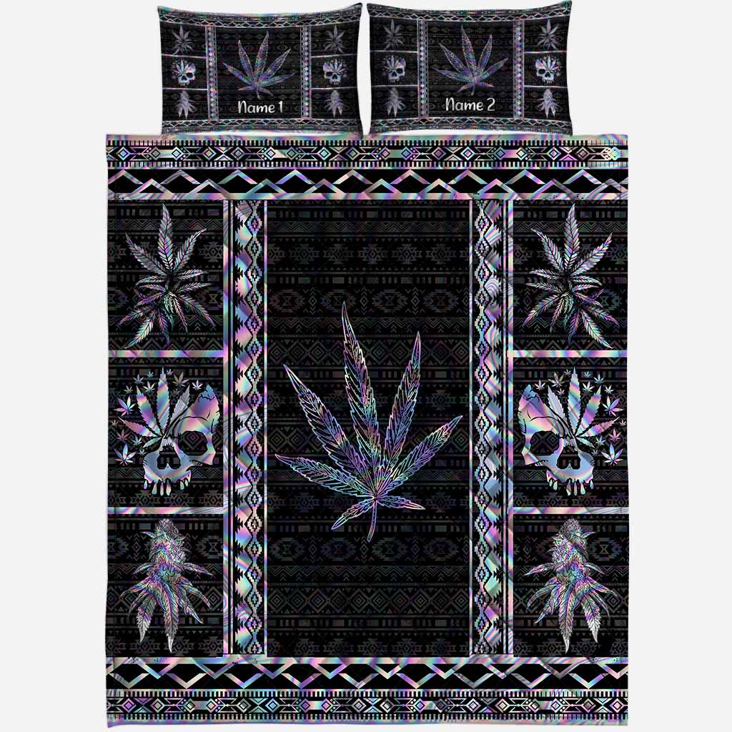 High Maintenance - Personalized Weed Quilt Set