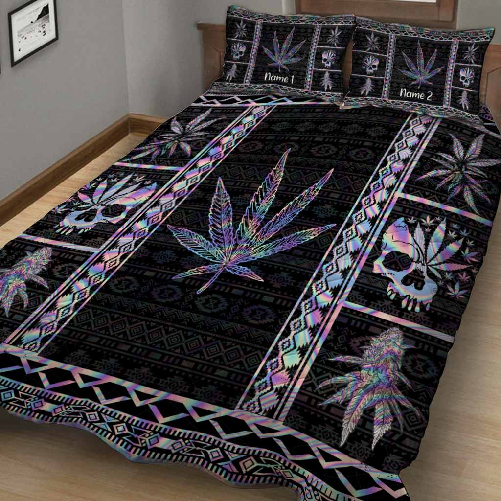 High Maintenance - Personalized Weed Quilt Set
