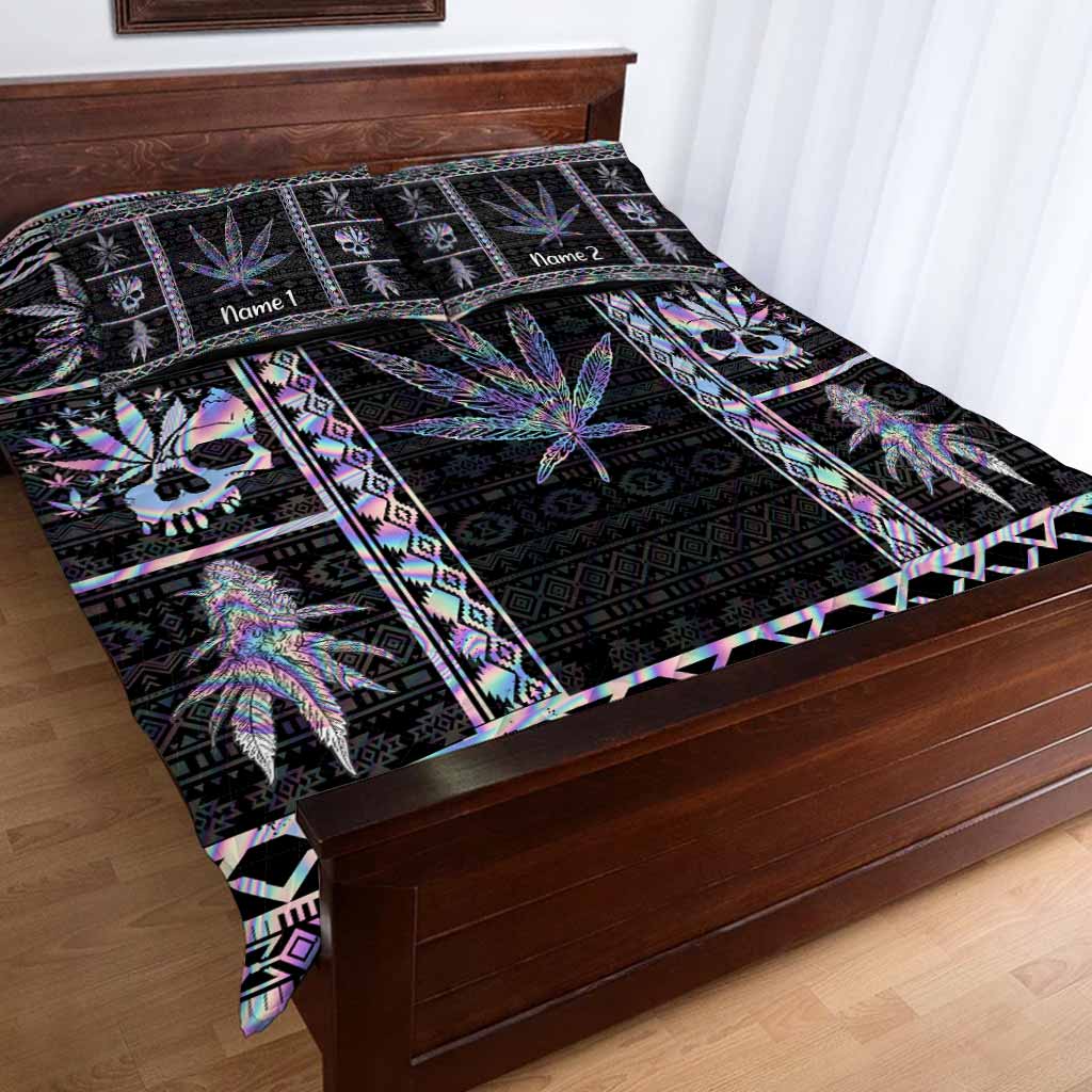 High Maintenance - Personalized Weed Quilt Set