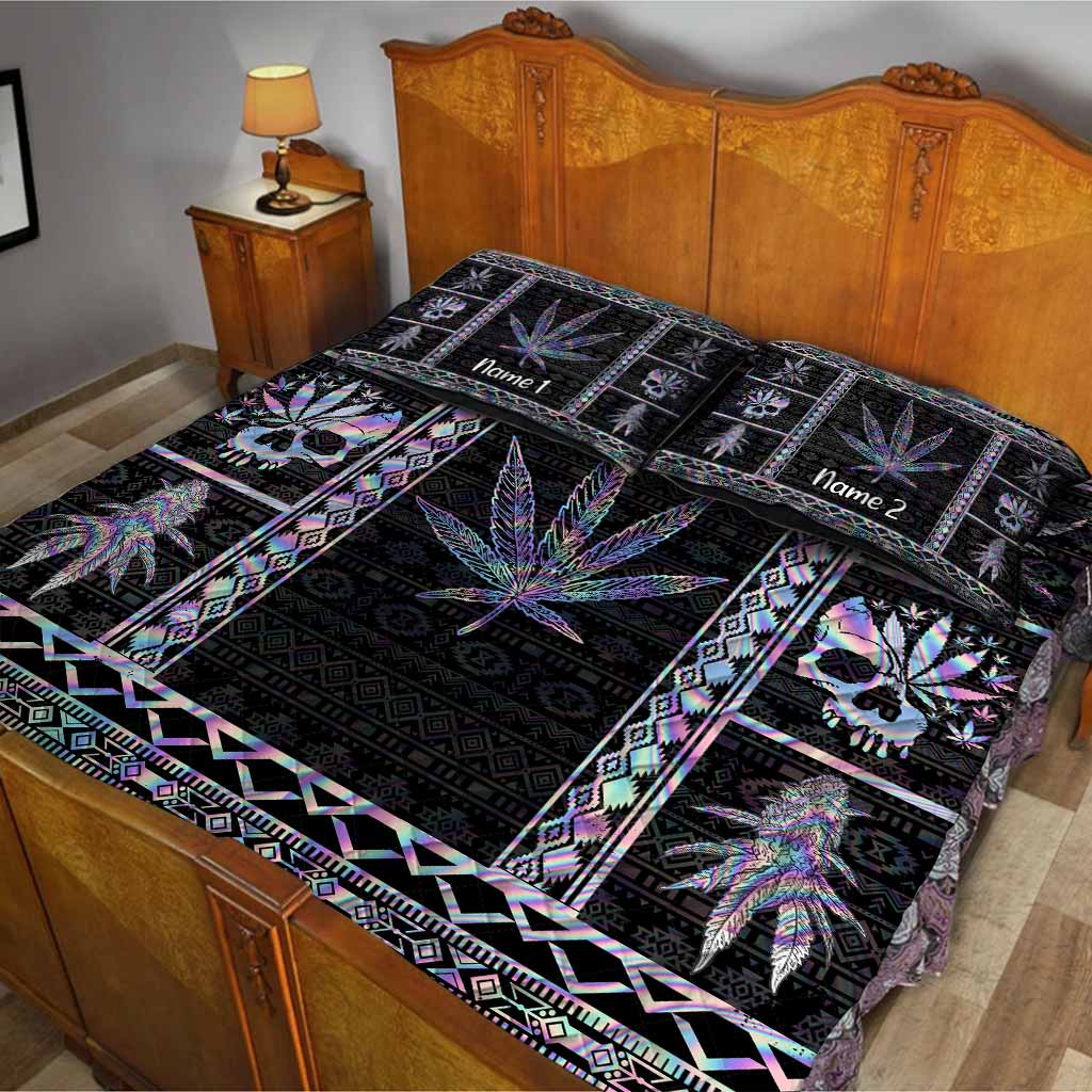 High Maintenance - Personalized Weed Quilt Set