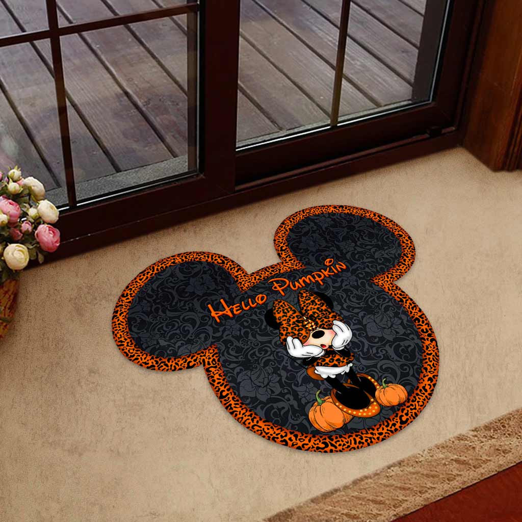 Hello Pumpkin - Mouse Shaped Doormat